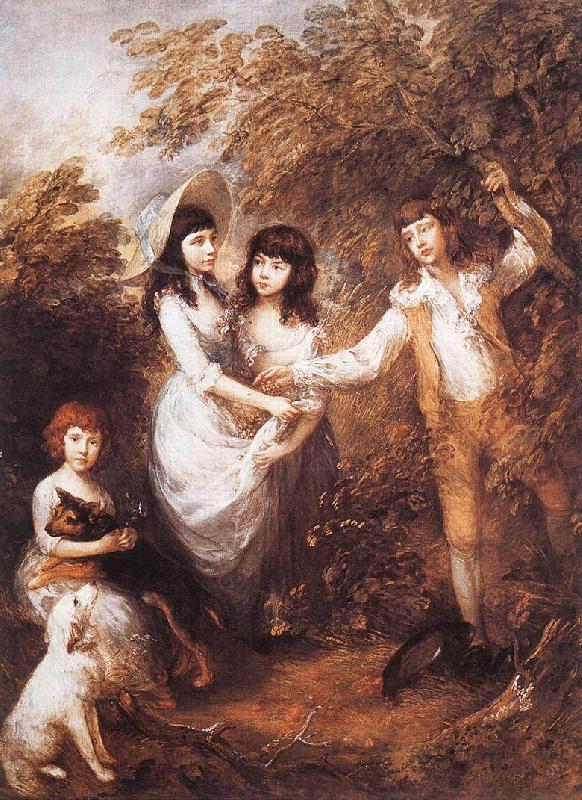 GAINSBOROUGH, Thomas The Marsham Children rdfg